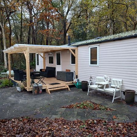 Chalet Met Veranda Aan Bosrand Vledder ภายนอก รูปภาพ